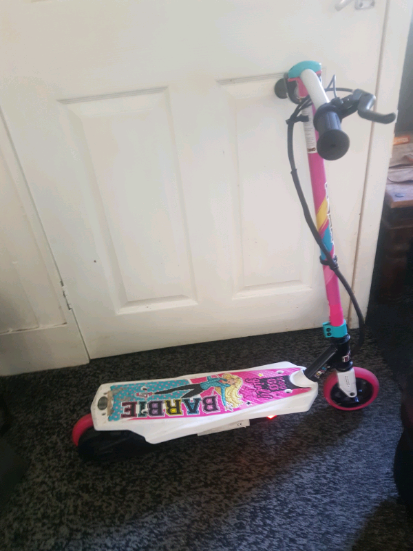 barbie electric scooter